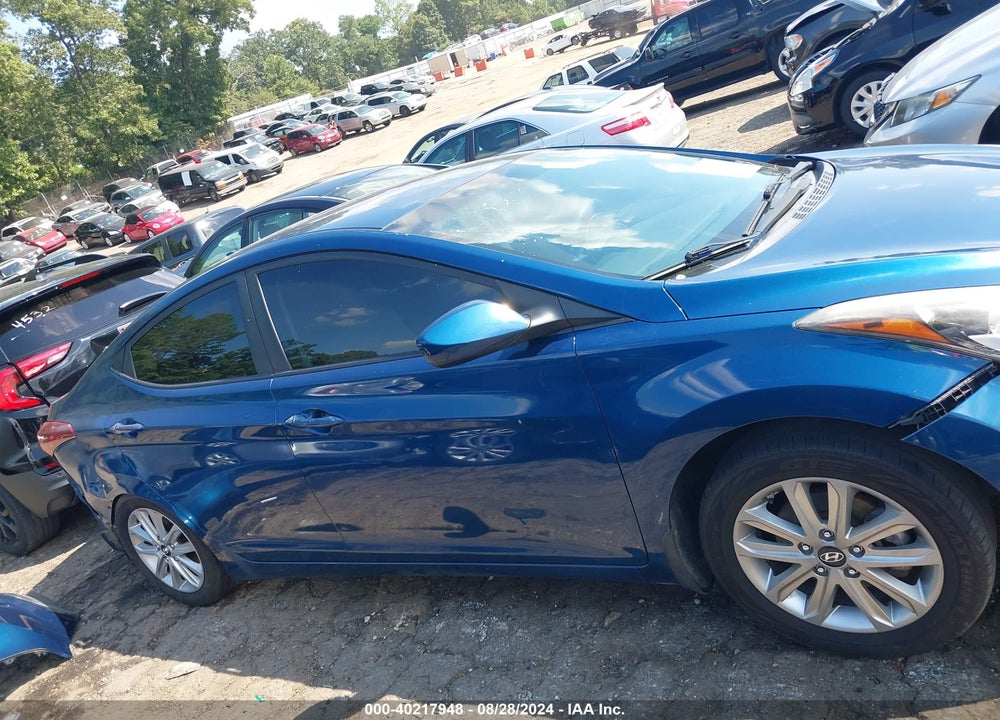 2015 HYUNDAI ELANTRA SE VIN: KMHDH4AE6FU420063