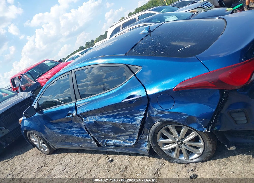 2015 HYUNDAI ELANTRA SE VIN: KMHDH4AE6FU420063