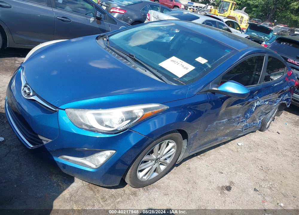 2015 HYUNDAI ELANTRA SE VIN: KMHDH4AE6FU420063