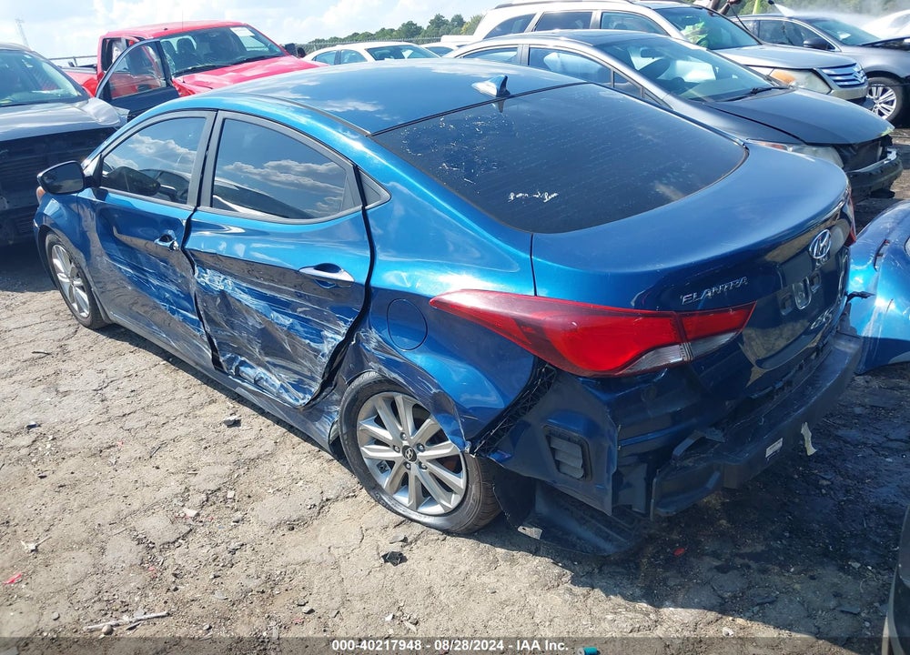 2015 HYUNDAI ELANTRA SE VIN: KMHDH4AE6FU420063