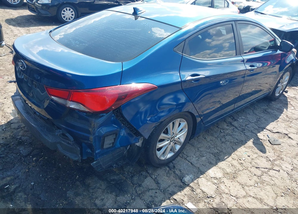 2015 HYUNDAI ELANTRA SE VIN: KMHDH4AE6FU420063