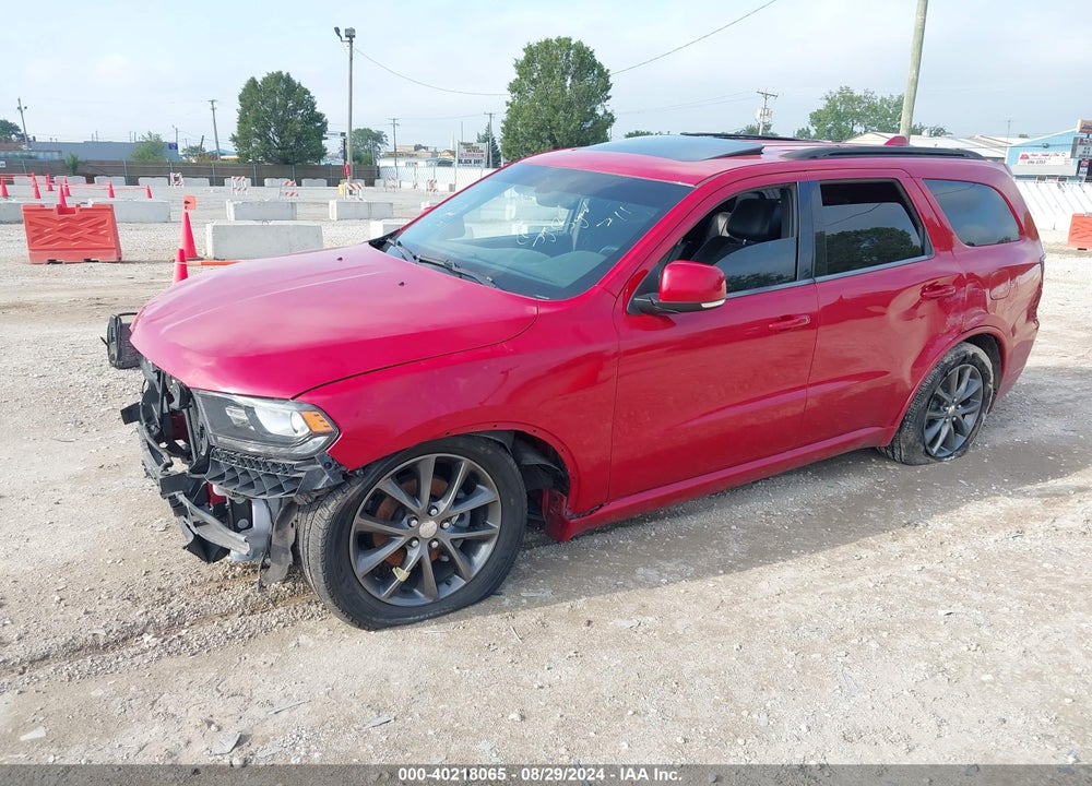 2018 DODGE DURANGO GT RWD VIN: 1C4RDHDG6JC261490