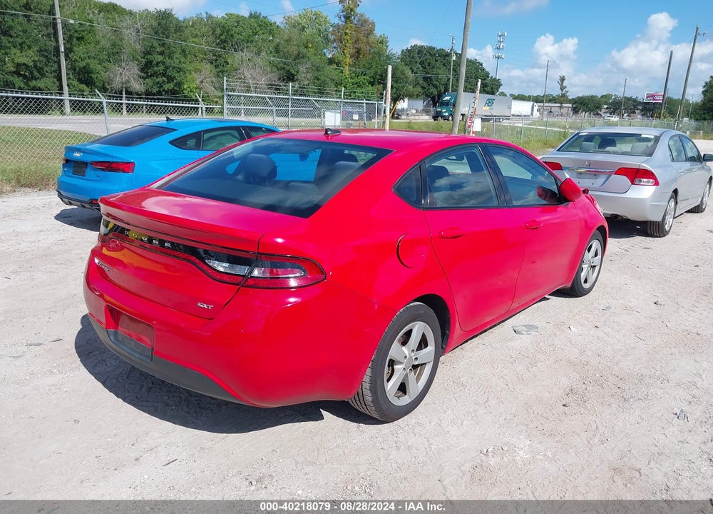 2016 DODGE DART SXT VIN: 1C3CDFBB5GD616075