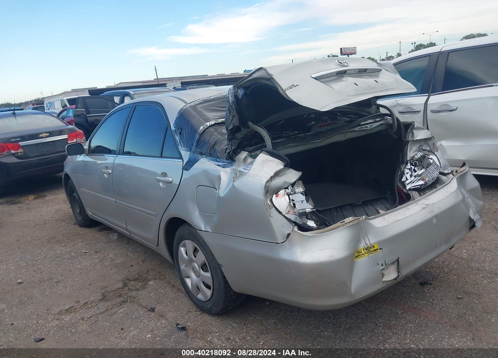 2002 TOYOTA CAMRY LE VIN: 4T1BE32K72U100470