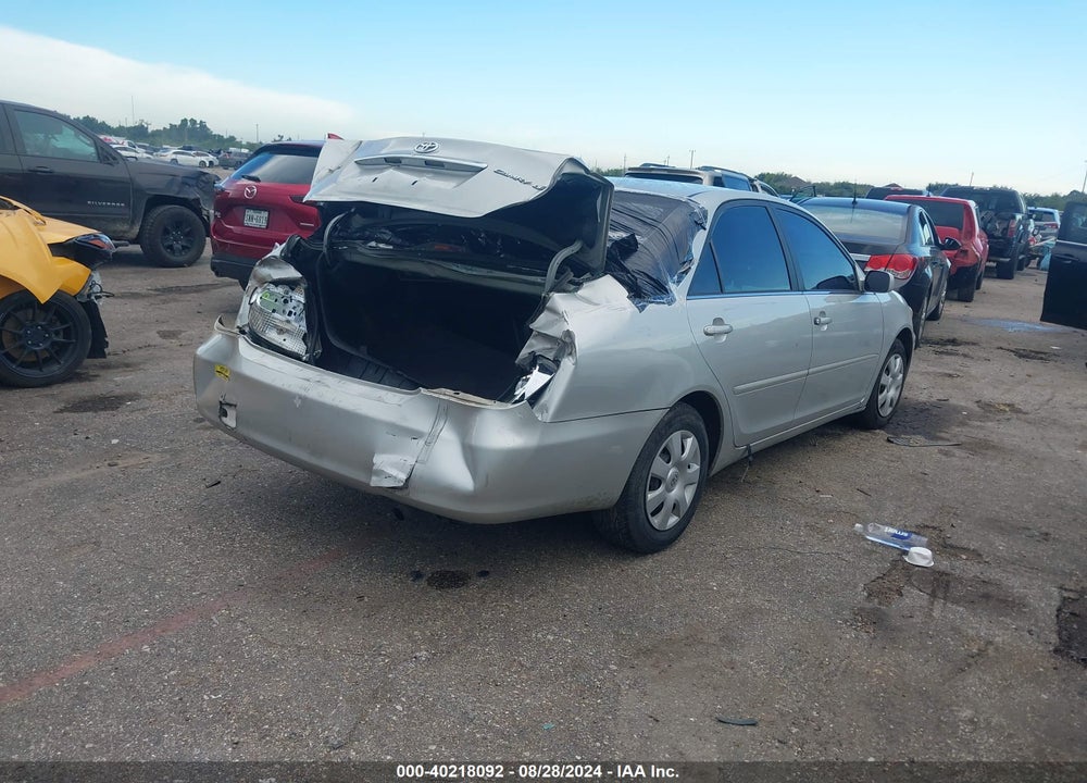 2002 TOYOTA CAMRY LE VIN: 4T1BE32K72U100470