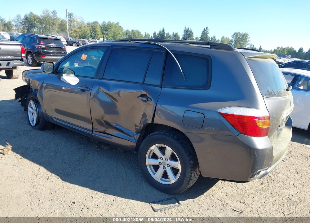 2010 TOYOTA HIGHLANDER BASE V6 VIN: JTEBK3EH6A2167659