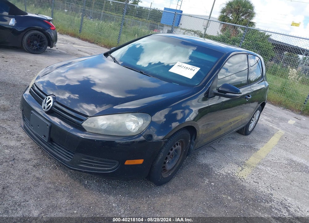 2012 VOLKSWAGEN GOLF 2.5L 2-DOOR VIN: WVWAB7AJ0CW335064