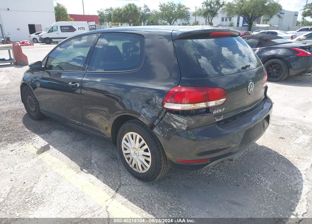 2012 VOLKSWAGEN GOLF 2.5L 2-DOOR VIN: WVWAB7AJ0CW335064