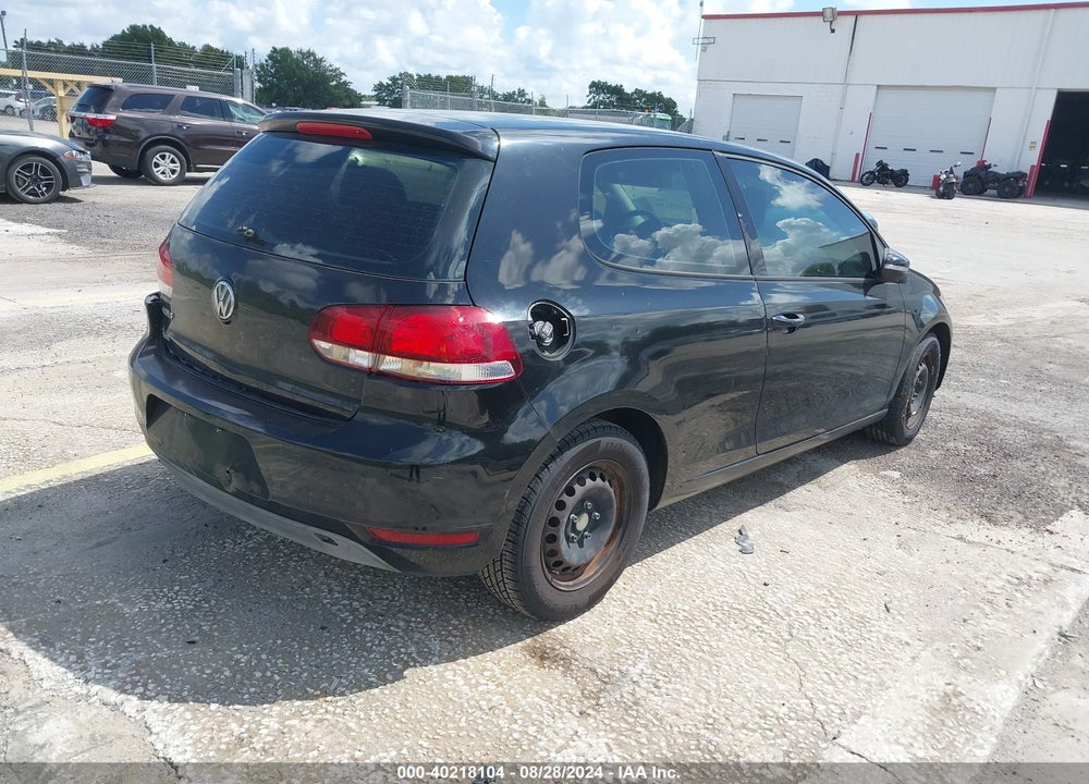 2012 VOLKSWAGEN GOLF 2.5L 2-DOOR VIN: WVWAB7AJ0CW335064