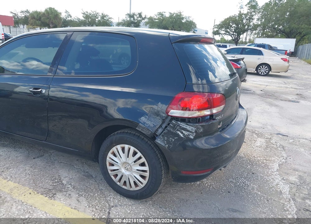 2012 VOLKSWAGEN GOLF 2.5L 2-DOOR VIN: WVWAB7AJ0CW335064
