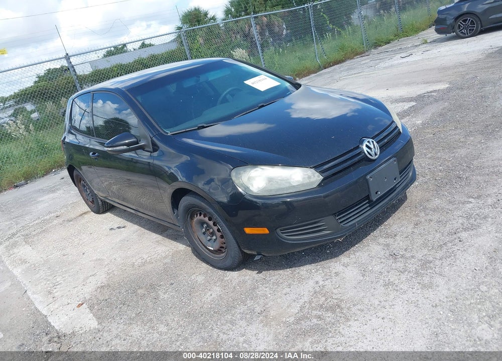 2012 VOLKSWAGEN GOLF 2.5L 2-DOOR VIN: WVWAB7AJ0CW335064