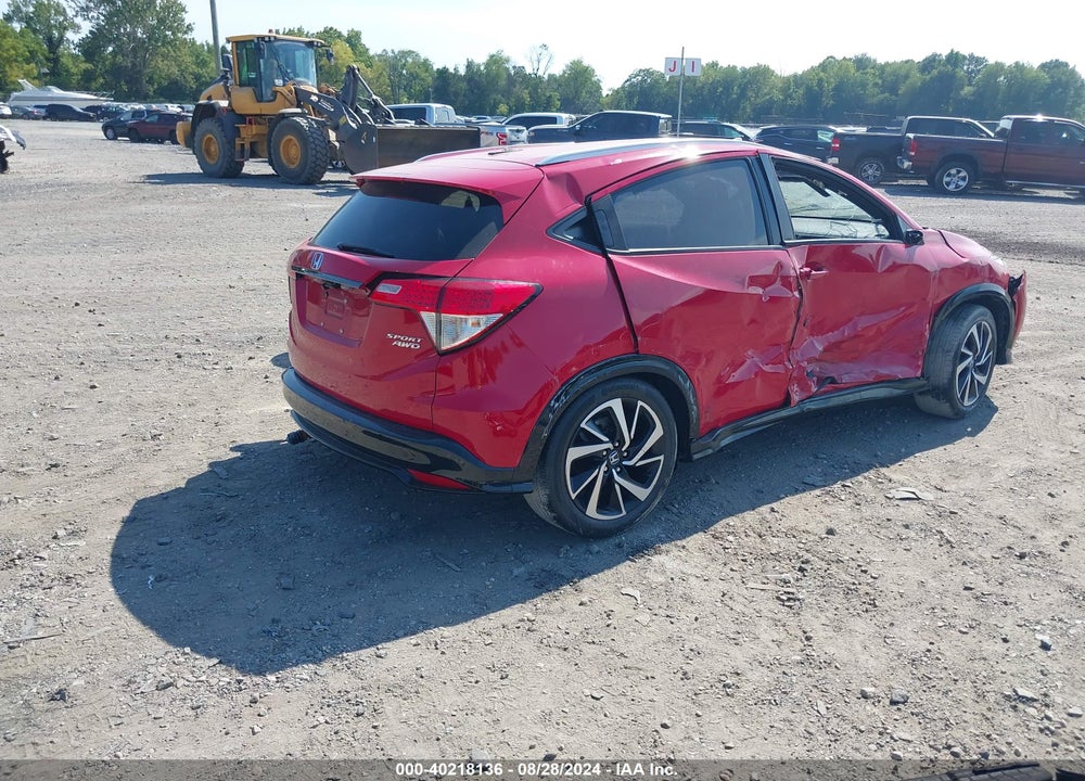 2020 HONDA HR-V AWD SPORT VIN: 3CZRU6H15LM704332