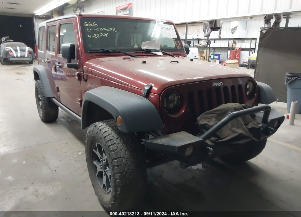 2012 JEEP WRANGLER UNLIMITED SPORT VIN: 1C4BJWDG3CL232191