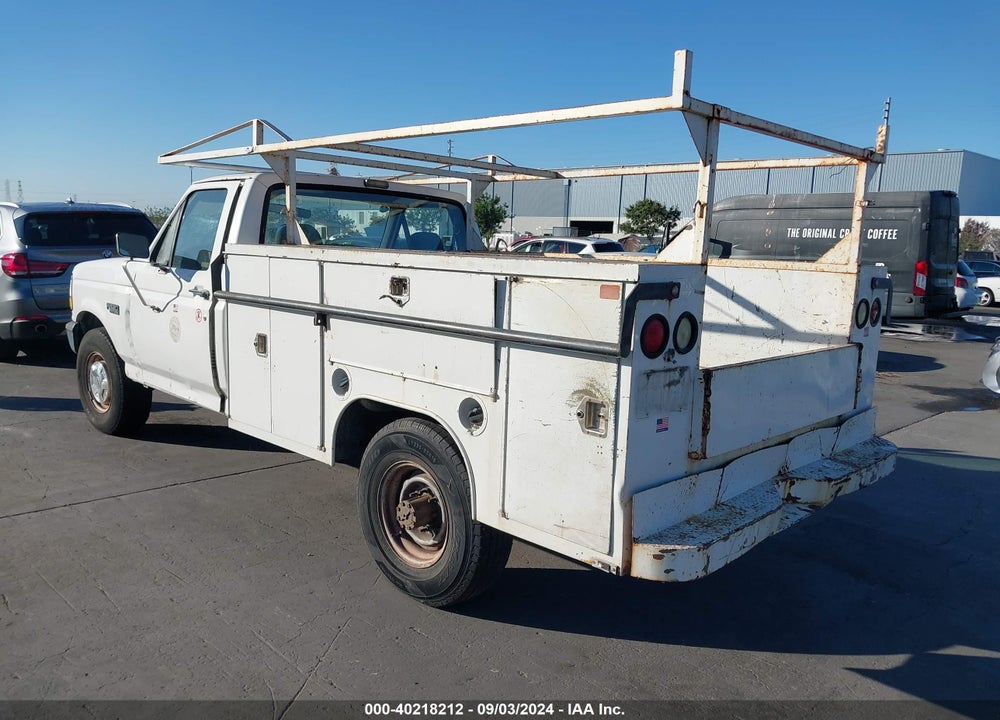 1992 FORD F250 VIN: 2FTHF25H8NCB16624