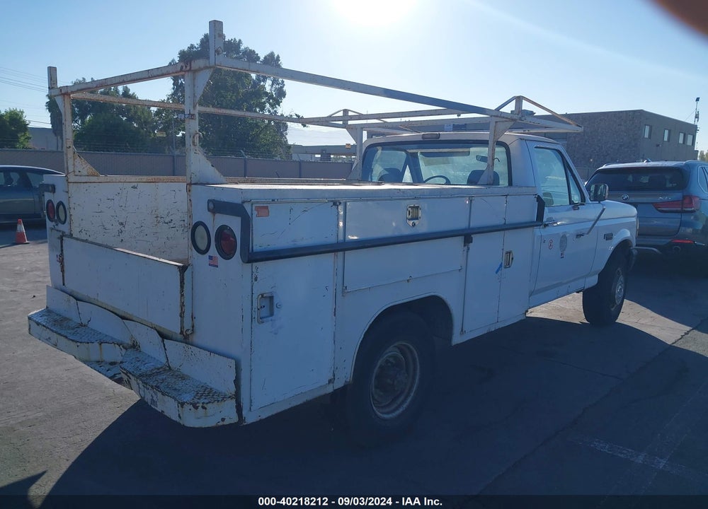 1992 FORD F250 VIN: 2FTHF25H8NCB16624