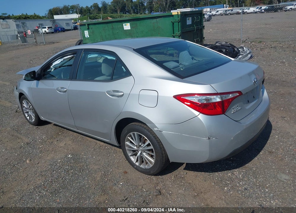 2014 TOYOTA COROLLA LE PLUS VIN: 2T1BURHE2EC123782
