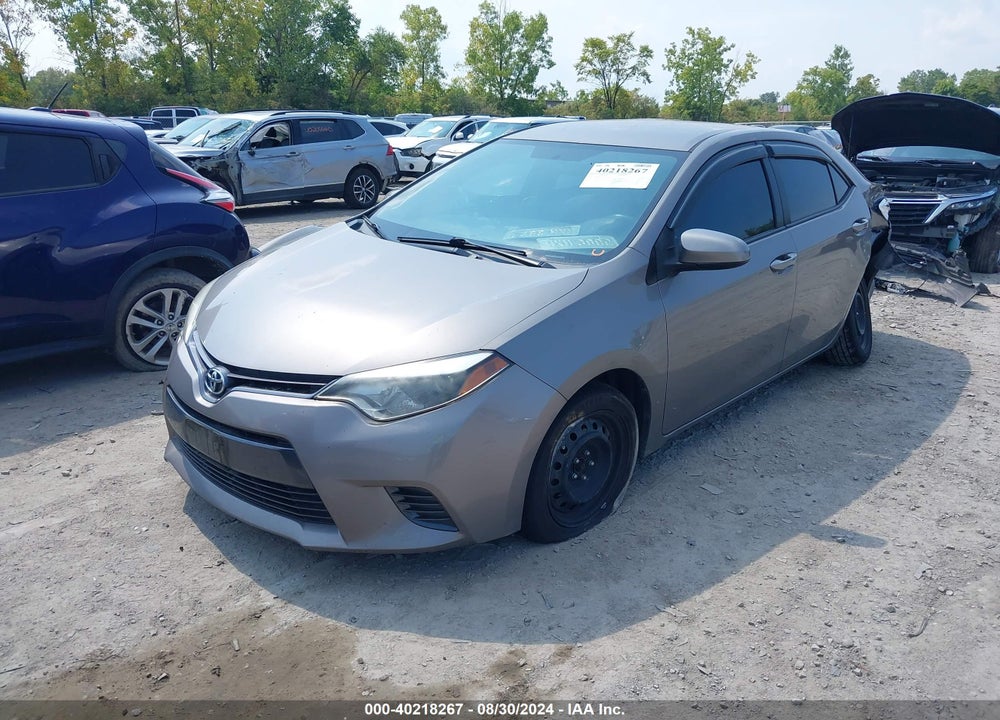 2015 TOYOTA COROLLA LE VIN: 2T1BURHE1FC292547