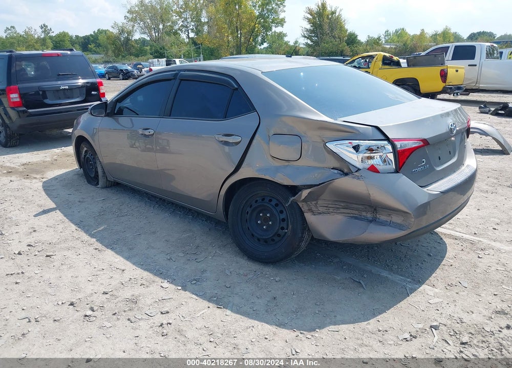 2015 TOYOTA COROLLA LE VIN: 2T1BURHE1FC292547