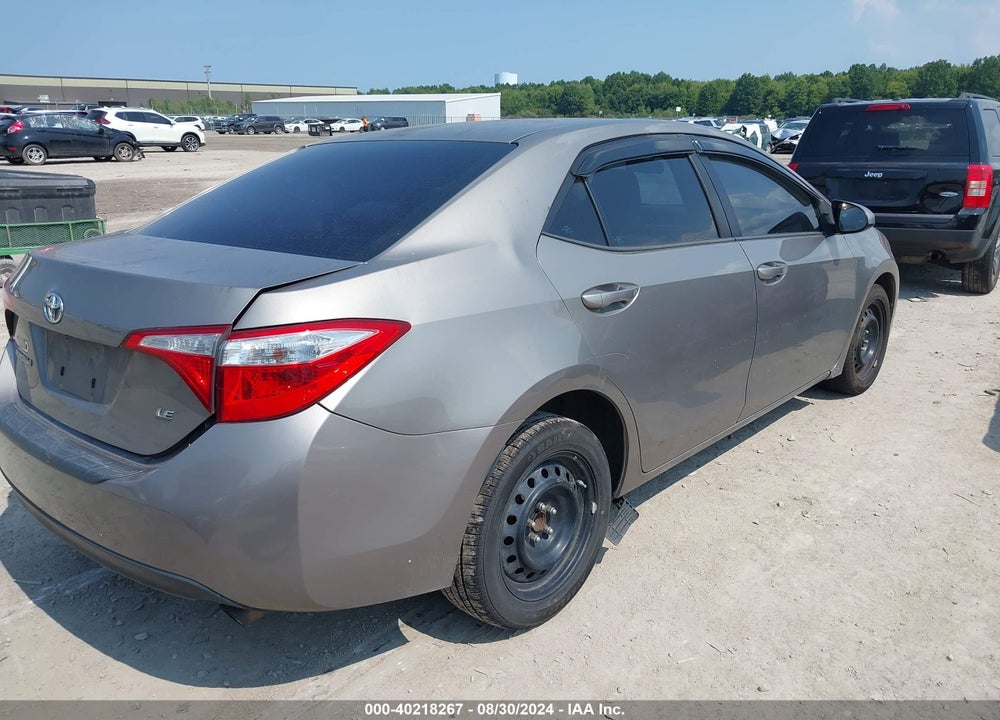 2015 TOYOTA COROLLA LE VIN: 2T1BURHE1FC292547