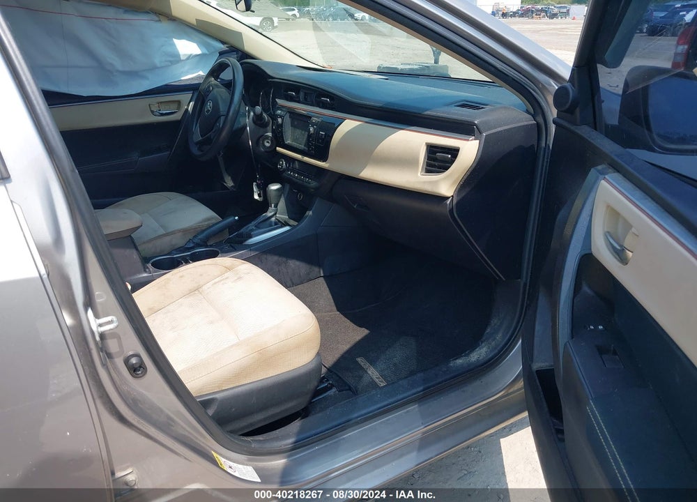 2015 TOYOTA COROLLA LE VIN: 2T1BURHE1FC292547