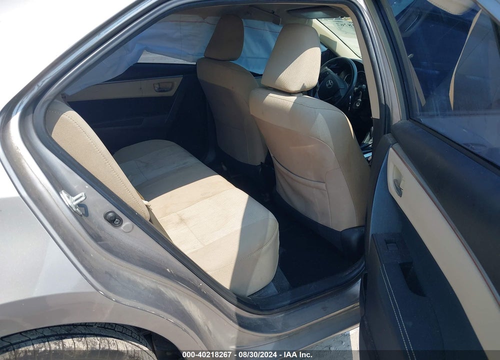 2015 TOYOTA COROLLA LE VIN: 2T1BURHE1FC292547