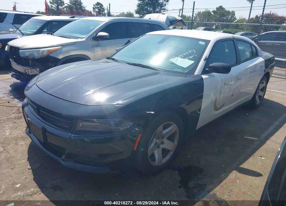 2016 DODGE CHARGER POLICE VIN: 2C3CDXAT6GH144116