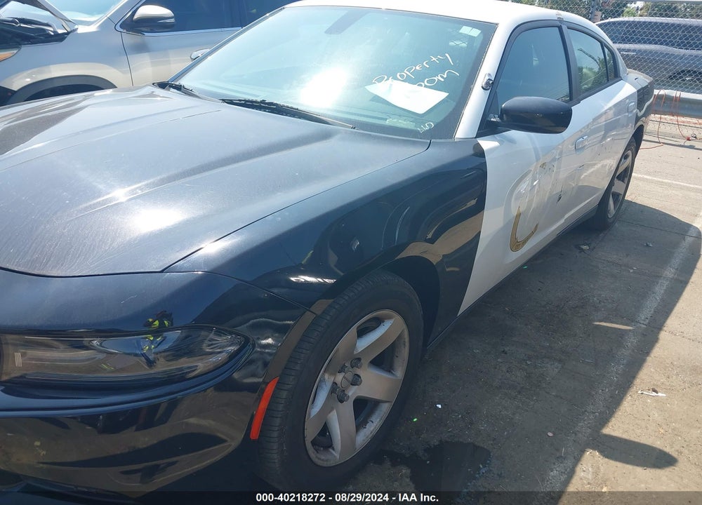 2016 DODGE CHARGER POLICE VIN: 2C3CDXAT6GH144116
