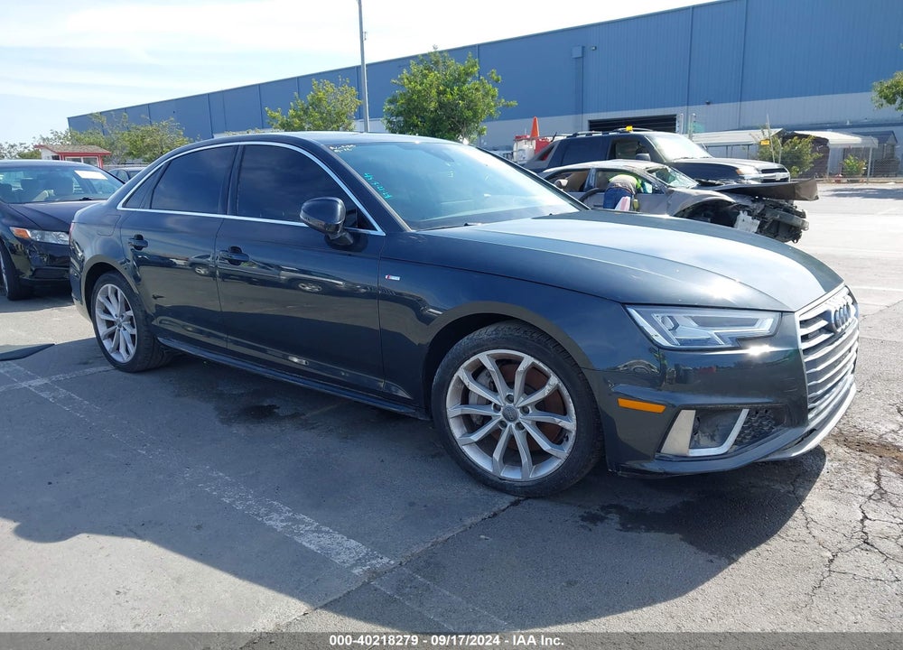 2019 AUDI A4 45 PREMIUM VIN: WAUENAF4XKA019527