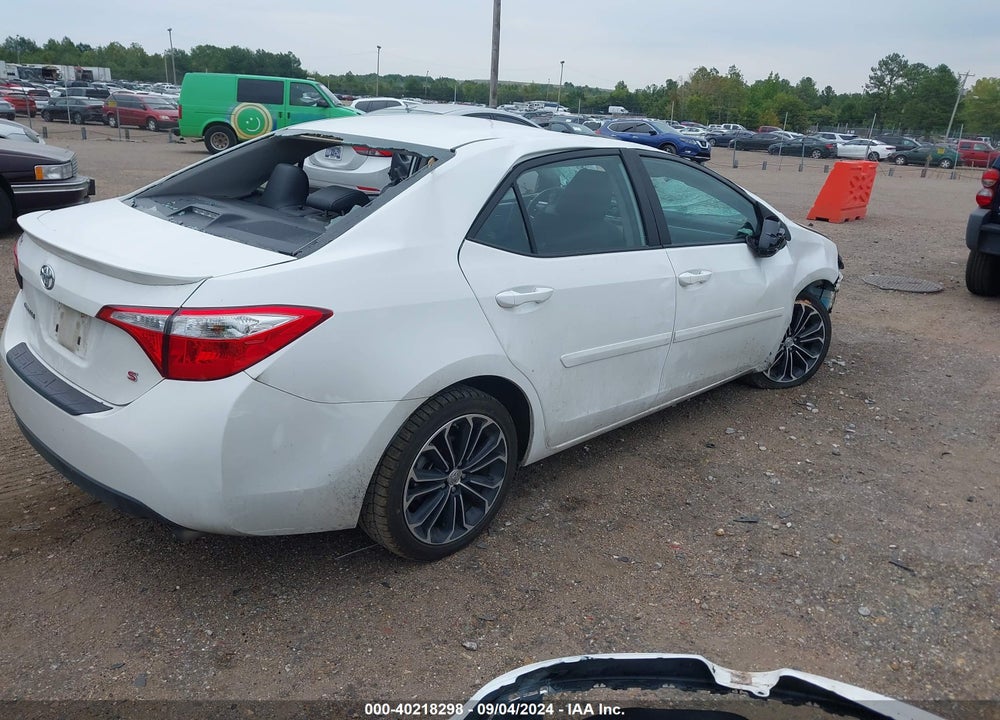 2015 TOYOTA COROLLA S PLUS VIN: 2T1BURHEXFC444468