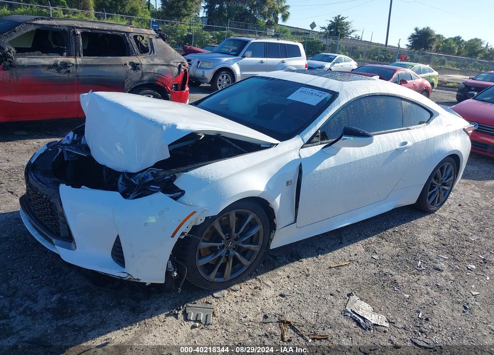2019 LEXUS RC 350 F-SPORT VIN: JTHHZ5BC8K5020370