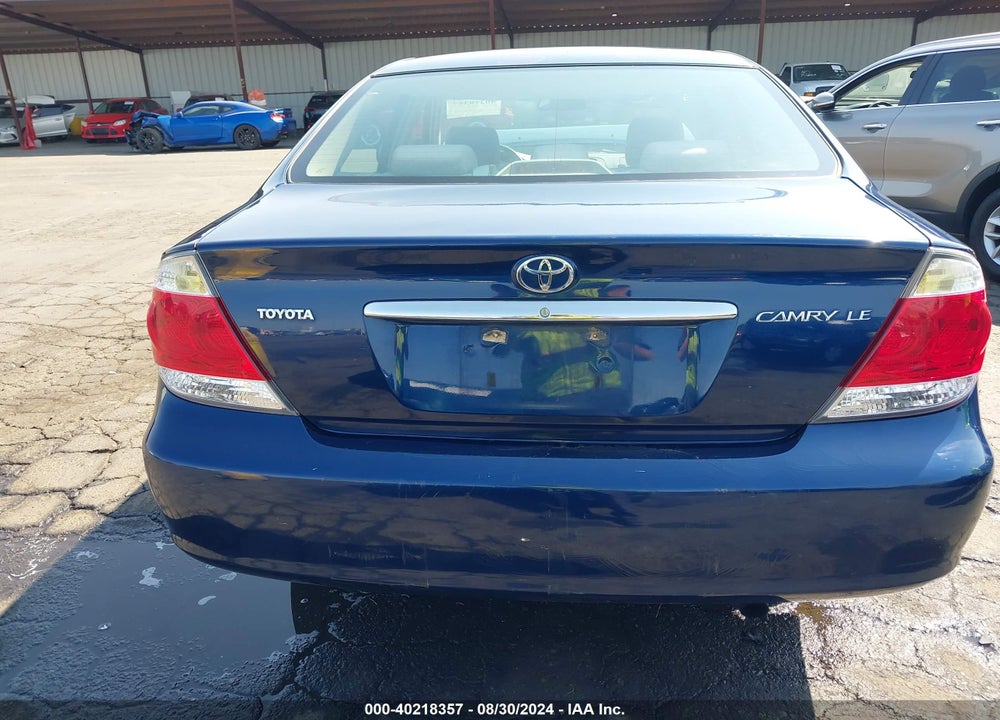 2006 TOYOTA CAMRY LE VIN: 4T1BE30K16U145008