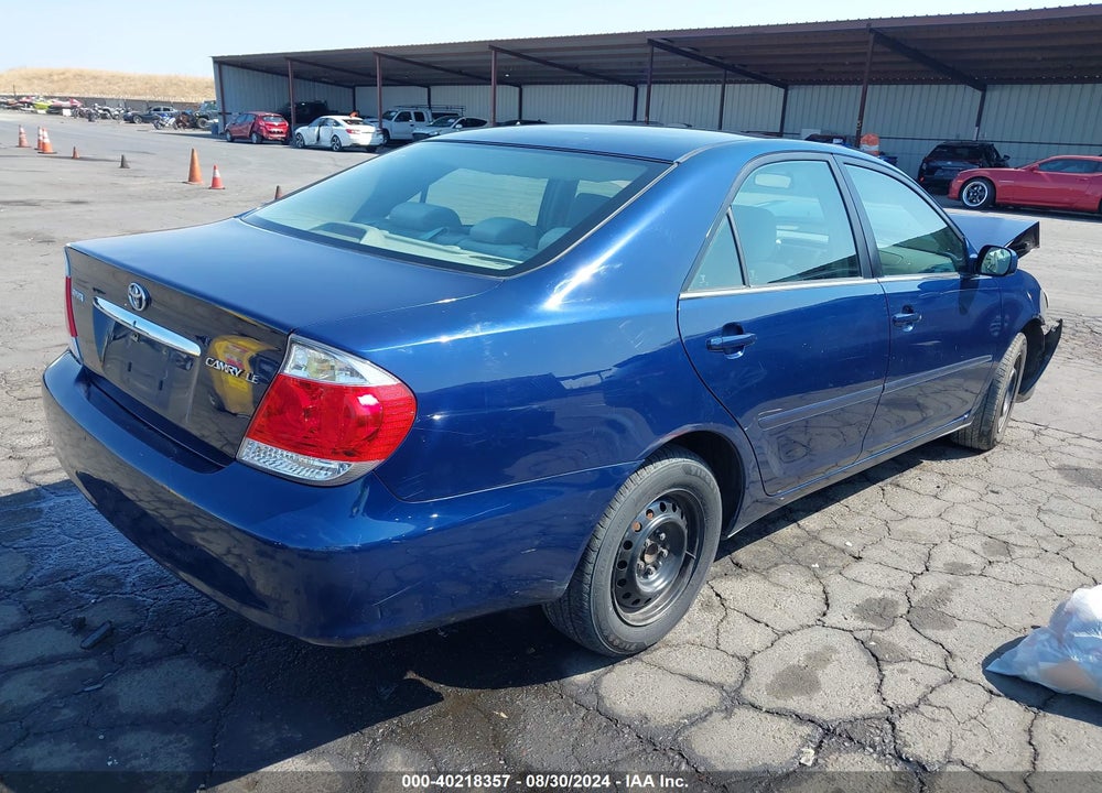 2006 TOYOTA CAMRY LE VIN: 4T1BE30K16U145008