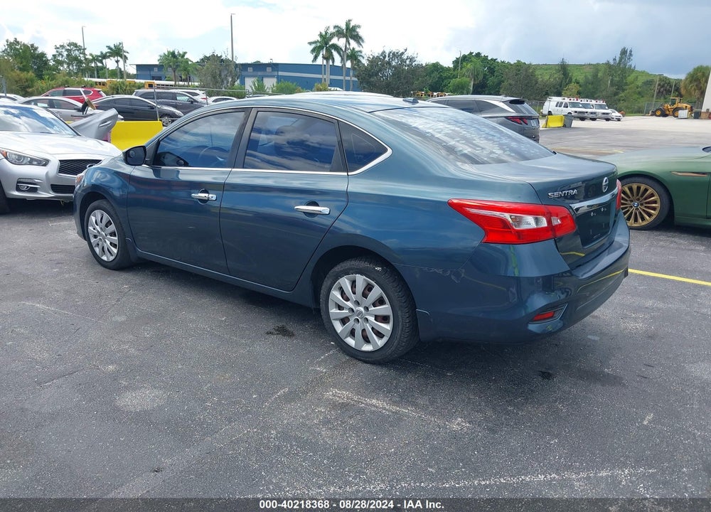 2016 NISSAN SENTRA SV VIN: 3N1AB7AP4GY327247