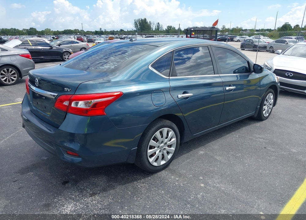 2016 NISSAN SENTRA SV VIN: 3N1AB7AP4GY327247