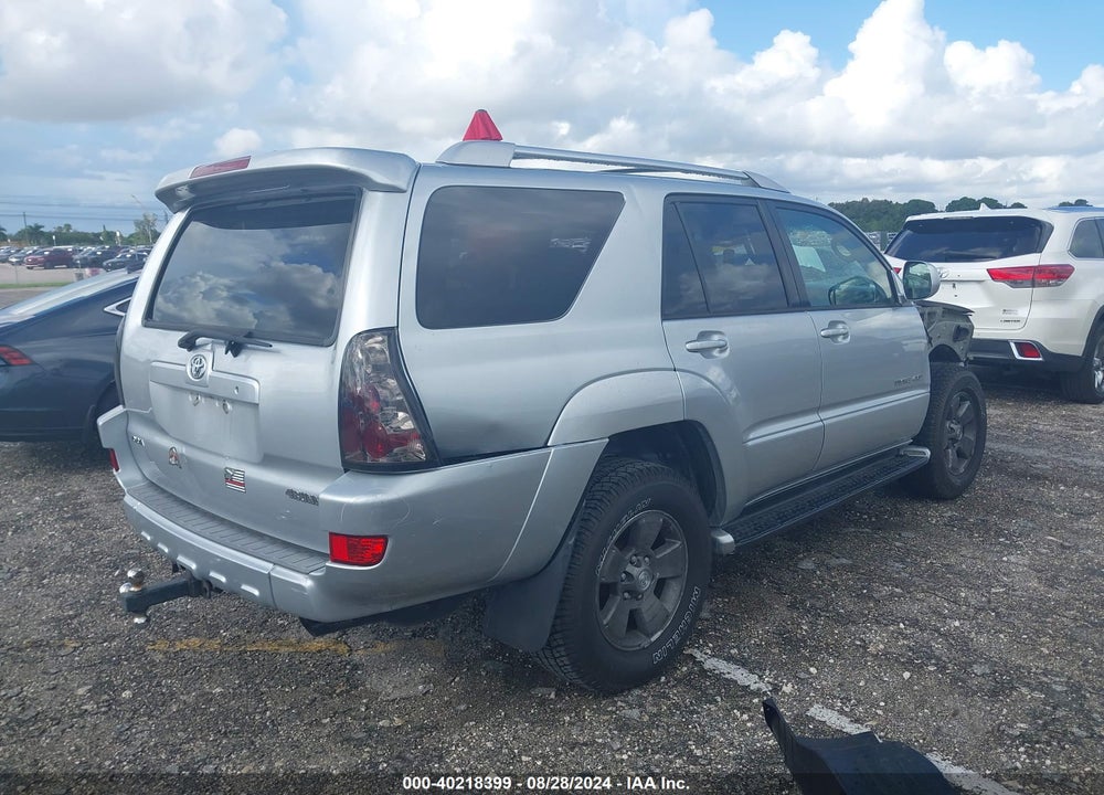 2003 TOYOTA 4RUNNER LIMITED V8 VIN: JTEBT17RX30013347