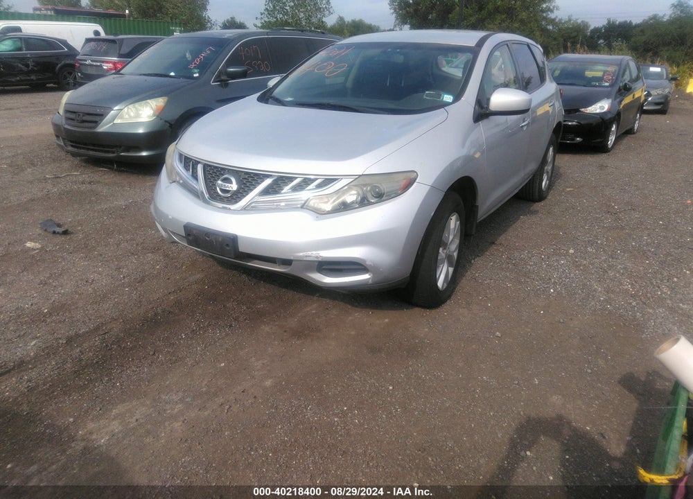 2012 NISSAN MURANO S VIN: JN8AZ1MW8CW227408