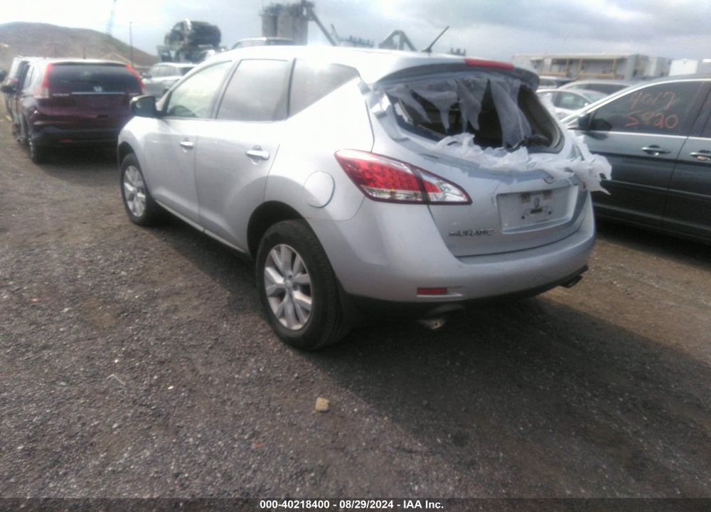 2012 NISSAN MURANO S VIN: JN8AZ1MW8CW227408