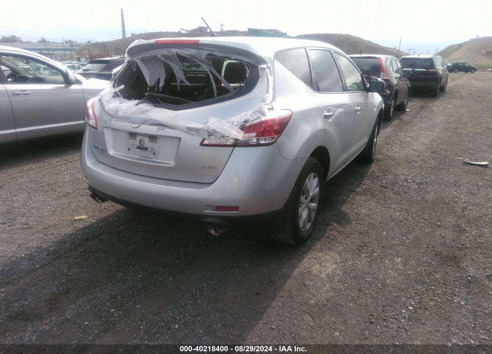 2012 NISSAN MURANO S VIN: JN8AZ1MW8CW227408