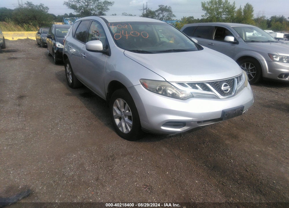 2012 NISSAN MURANO S VIN: JN8AZ1MW8CW227408
