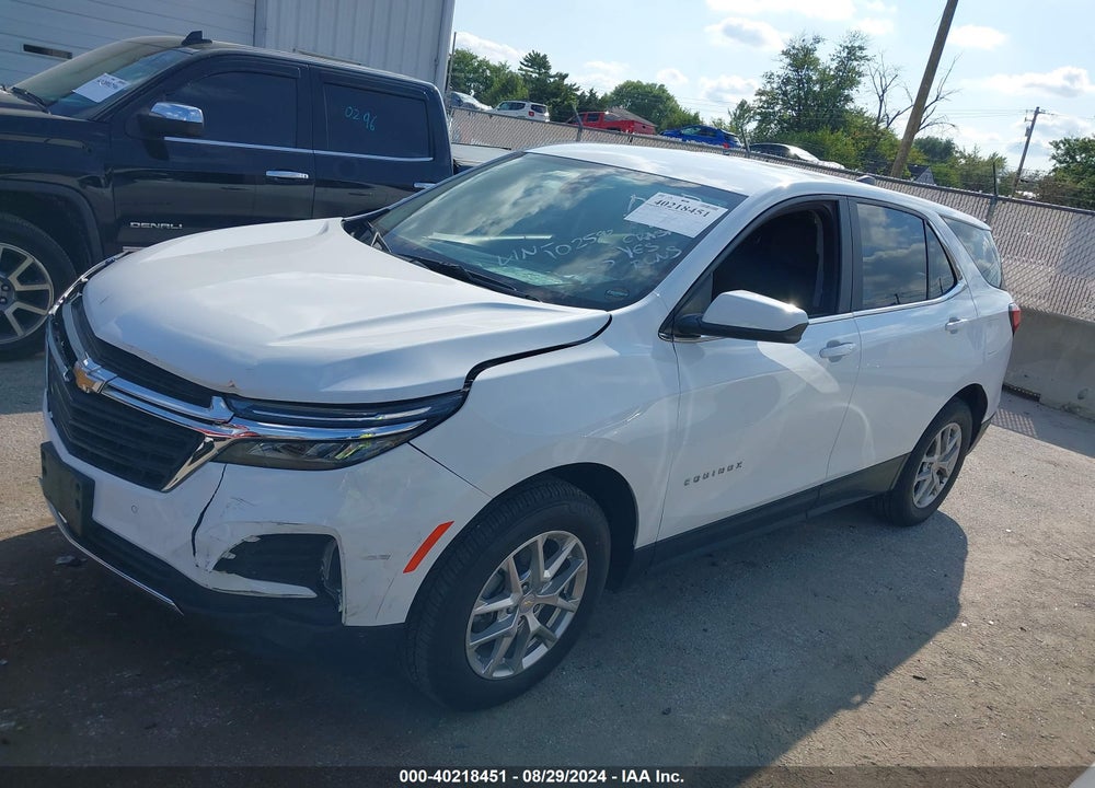 2022 CHEVROLET EQUINOX AWD LT VIN: 2GNAXUEV9N6102592