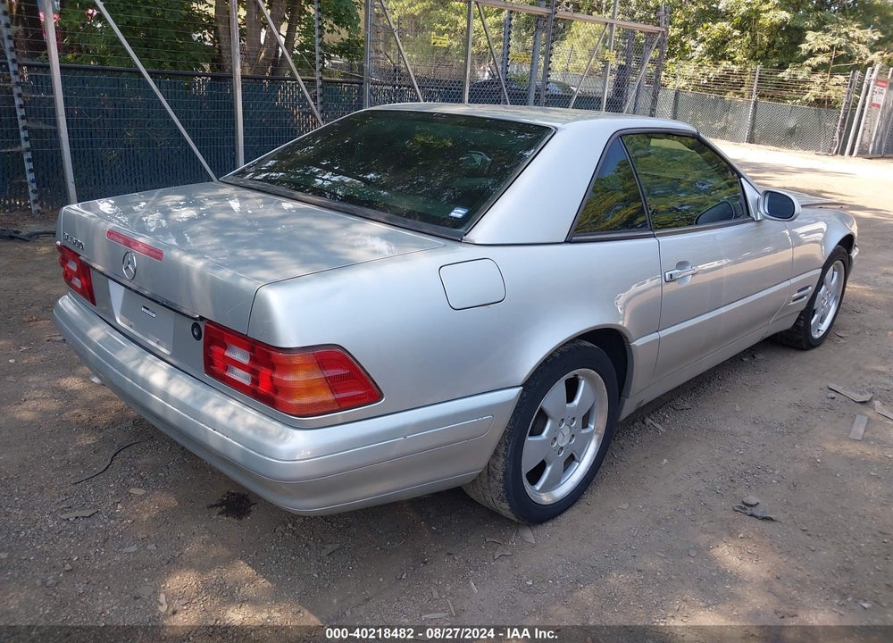 1999 MERCEDES-BENZ SL 500 VIN: WDBFA68F7XF177458