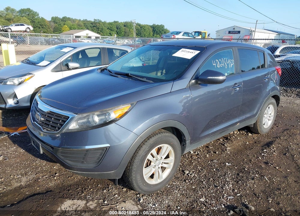 2011 KIA SPORTAGE LX VIN: KNDPBCA27B7130782