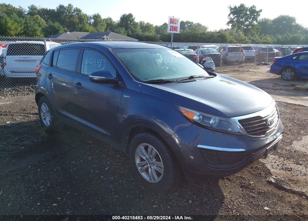 2011 KIA SPORTAGE LX VIN: KNDPBCA27B7130782