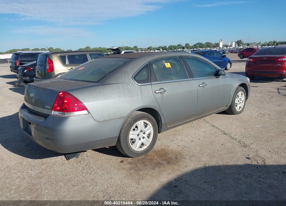 2008 CHEVROLET IMPALA LS VIN: 2G1WB58K089110032