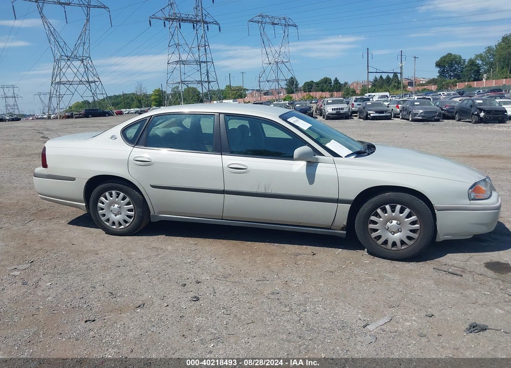 2003 CHEVROLET IMPALA VIN: 2G1WF52E739363705