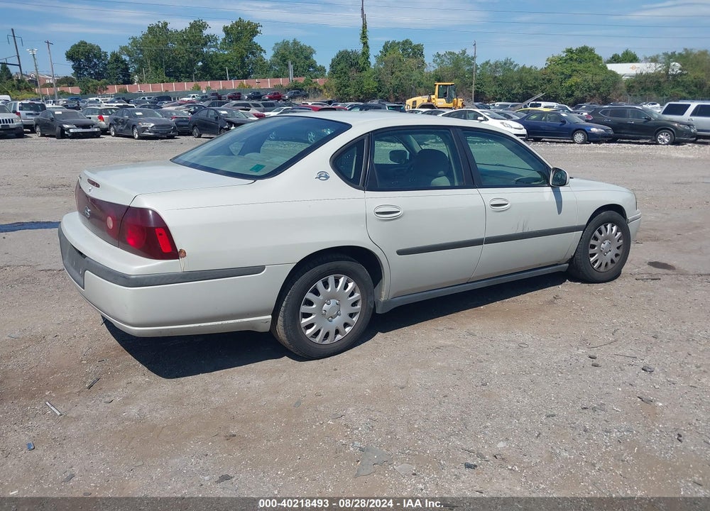 2003 CHEVROLET IMPALA VIN: 2G1WF52E739363705