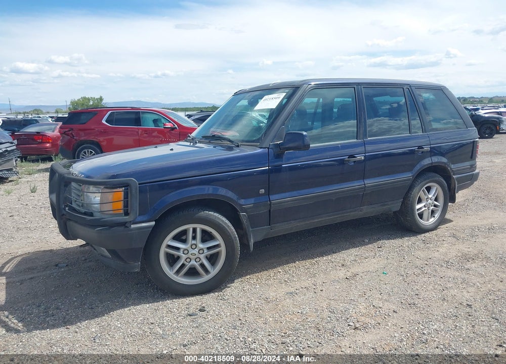 2000 LAND ROVER RANGE ROVER 4.0 SE VIN: SALPV1547YA436067