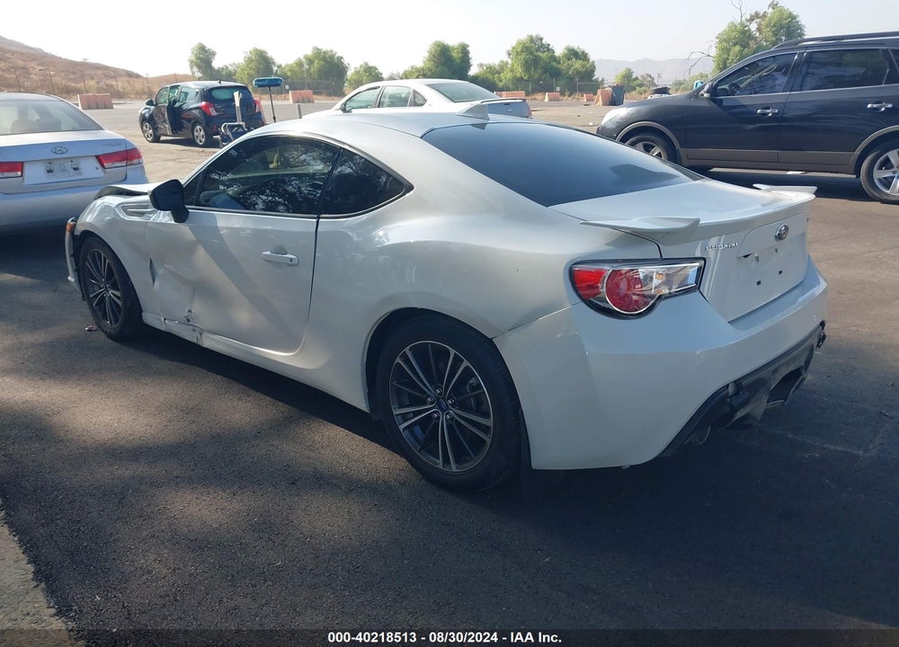 2016 SUBARU BRZ LIMITED VIN: JF1ZCAC16G9602406