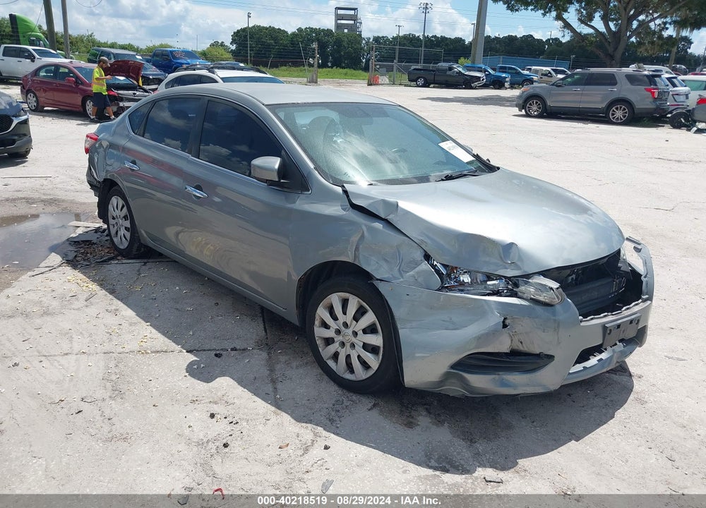 2013 NISSAN SENTRA SV VIN: 3N1AB7AP3DL752421
