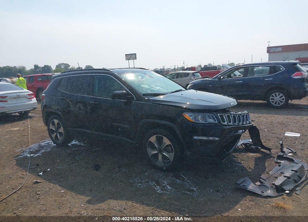 2018 JEEP COMPASS LATITUDE FWD VIN: 3C4NJCBB3JT286207